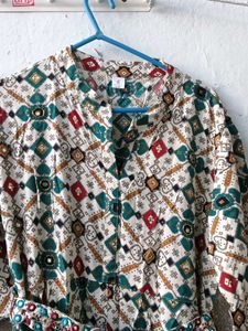 Patterned Ethnic Dress