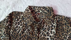Leopard Print Shirt Dress