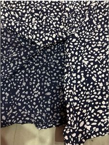 ONLYMicro Print Fit &amp; Flare Dress