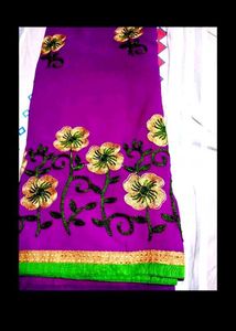 Elegant Floral Saree 2