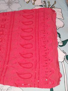 Coral Sequin Kurta
