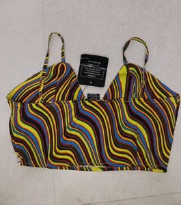 Psychedelic Print Bralette Top