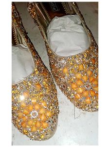 Women Golden Heels