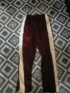 Maroon baggy Track Pants