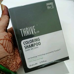 Thrive.co Dark Brown Coloring Shampoo