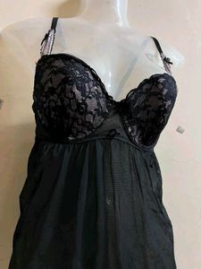 Black Lace Babydoll