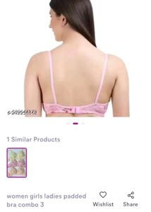 Floral Padded Bra - Combo 3