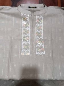 Stitched Cotton Kurti Pant Dupatta
