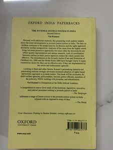 Oxford India Paperback’s Publication On The Juvenile Justice System In India