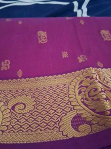 Purple  Silk Saree
