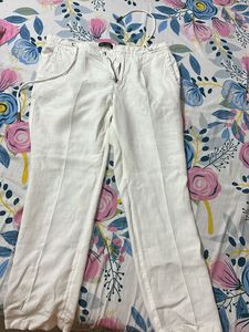 White Linen Pants