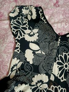 Black Colour Printed Gown Only Rs 139