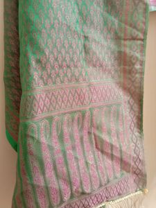 Double Color Silk Duppta