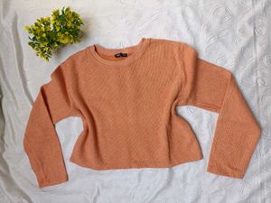 Zara Cropped Pullover 🧡