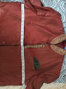 Maroon Sherwani - Size L (42)