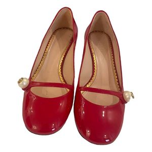 Authentic Gucci Patent Leather Mary Jane Heel