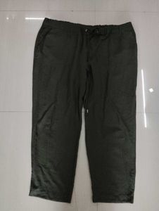 Olive Green Casual Pants