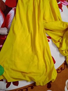 Indo western elegant Yellow dress