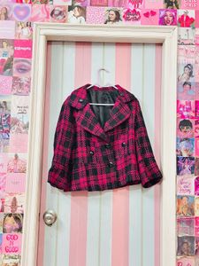 Pink&Black Coat