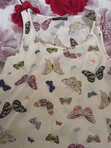 Butterfly Print Tank Top