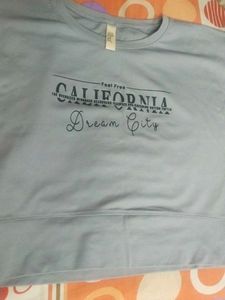 Grey Crop Tshirt
