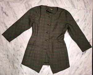 Vintage Plaid Blazer
