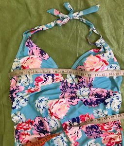 Floral One Piece Swim Suit
