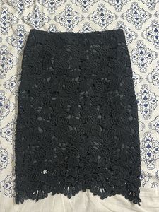 Korean Lace Pencil Skirt