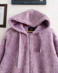Lavender Fuzzy Hoodie