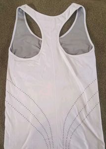 White Workout Tank Top