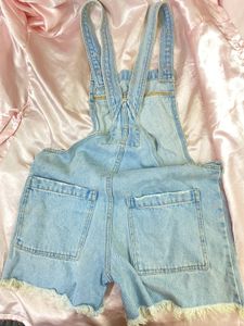 Koovs Denim Overalls/Dungaree❤️‍🔥| Frayed Hem
