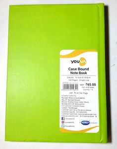 Navneet Youva Bound Hard Cover Notebook A6 160page