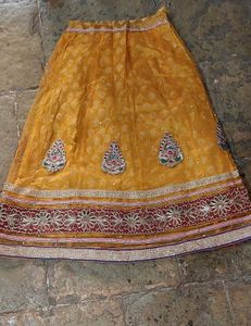 Gorgeous Yellow Embroidered  Choli