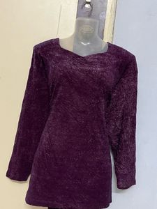 Plus Size Full Glitter One Piece Kurti