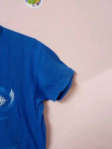Blue &#39;Stylish&#39; Graphic Tee