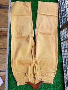 Trendy Khaki Wide Leg Jeans