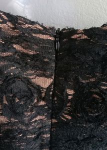 Lace Flower Patch Dress