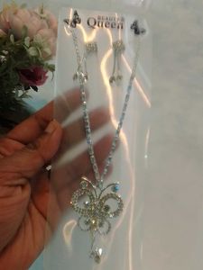 Crystal Chain With Earings
