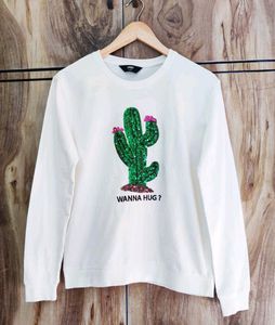 Cactus Graphic Sweatshirt size-38