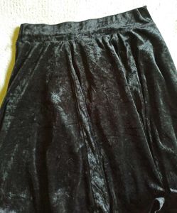 Mini Velvet Skirt.