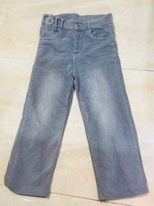 Grey Wide Leg Jeans