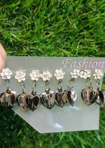 Heart Drop Earrings