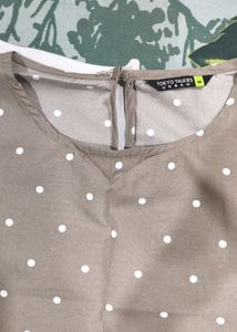 Tokyo Talkies Bell Sleeves Polka Dots Classy Top