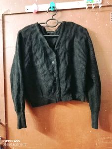 Black and white Cardigan Sweater