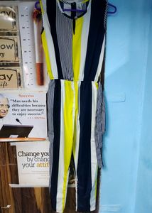 Yellow 🟡 Blue 🔵 And White 🐻‍❄️ Mixup Jumpsuit