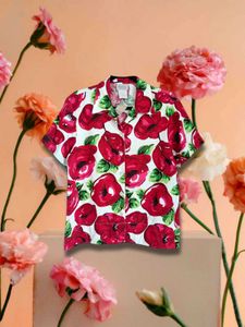 Floral Print Short Sleeve Shirt