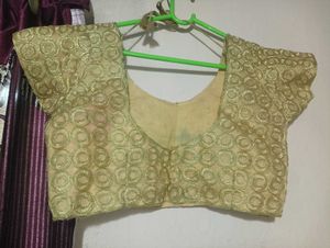 Elegant Gold Blouse