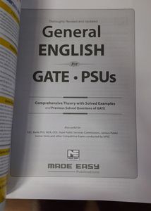 General English for GATE, PSUs,SSC,Bank(Made Easy)