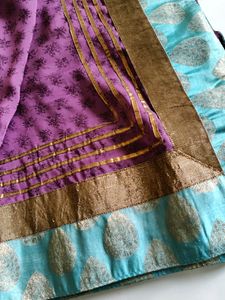 Good condition Saree , Slightly Feaded Border