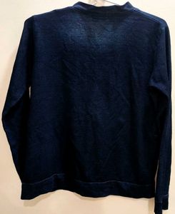 Denim Look Zip-Up Jacket